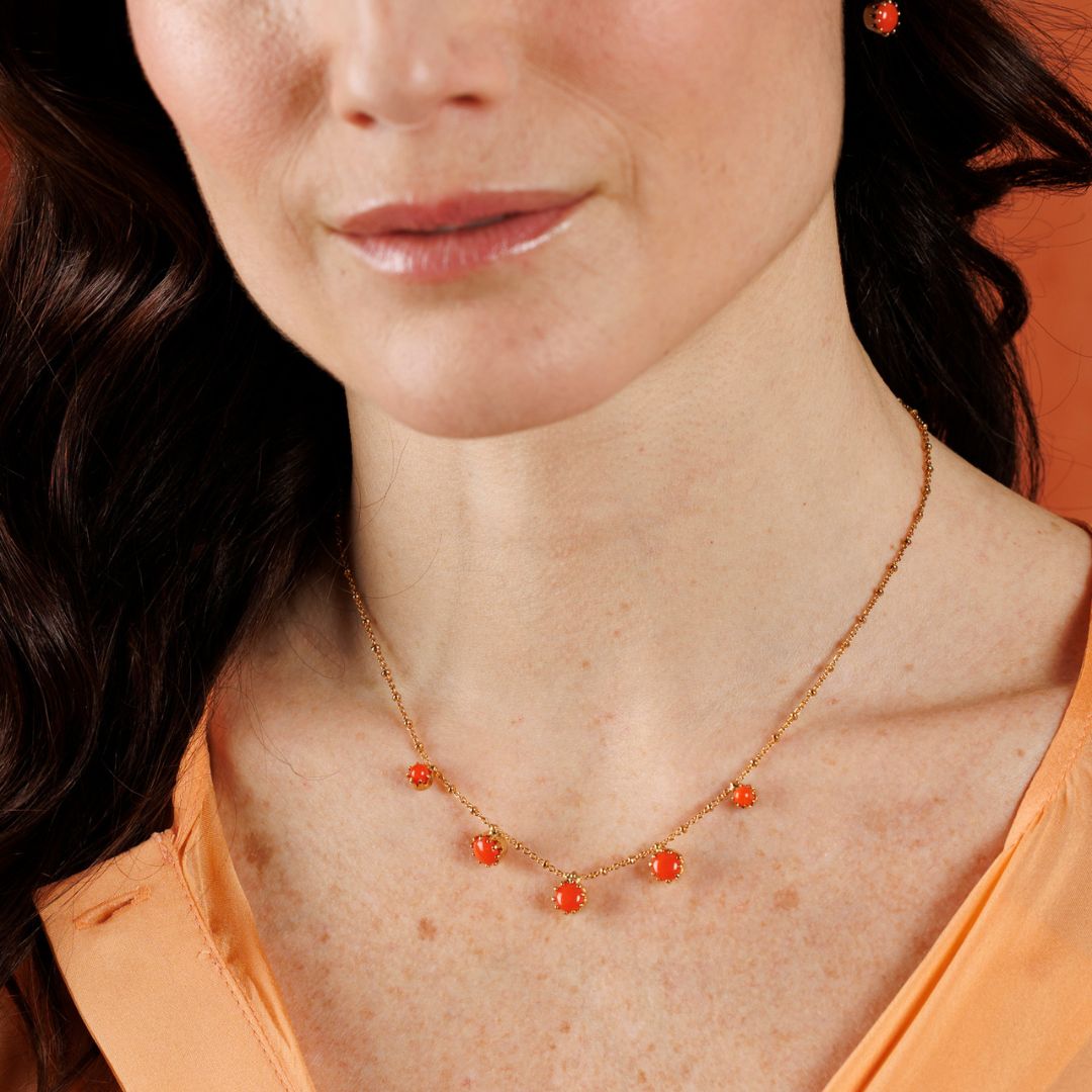 TWILL collana CORALLO