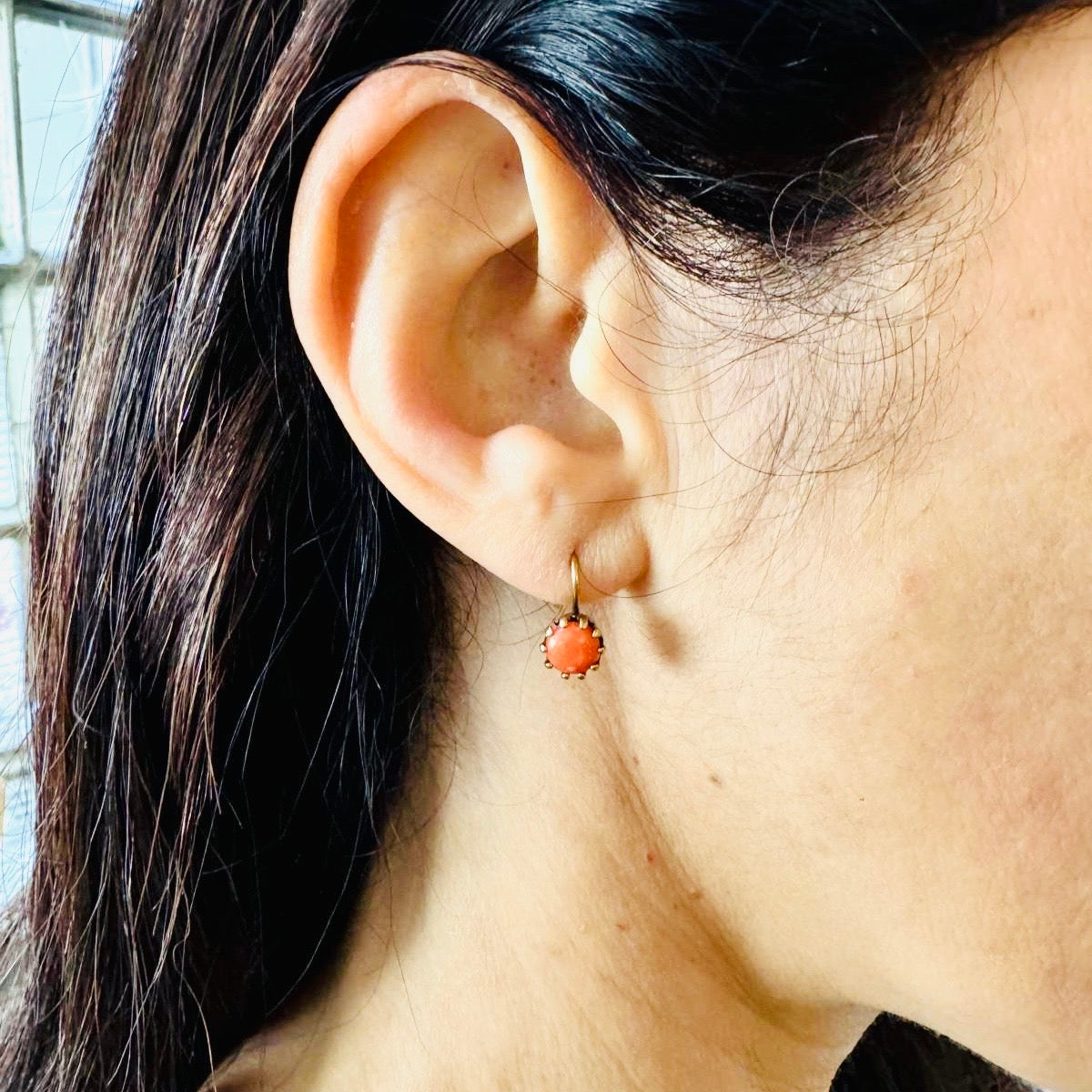 TULLE orecchini corallo