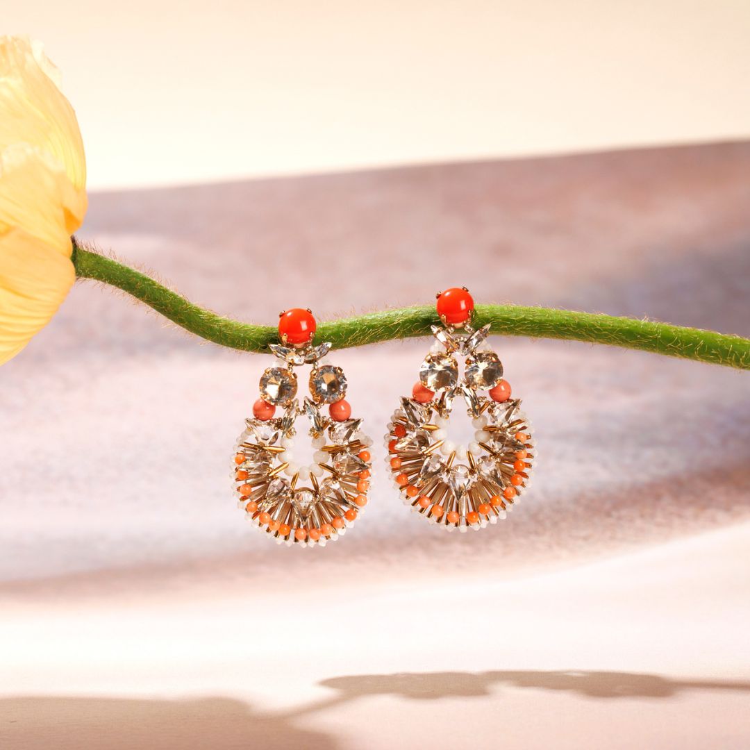 SOLSTIZIO Orecchini CORALLO