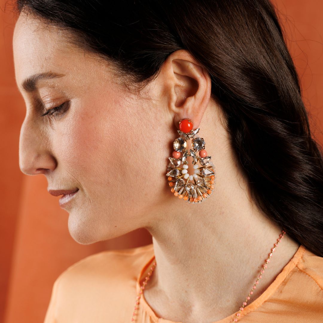 SOLSTIZIO Orecchini CORALLO