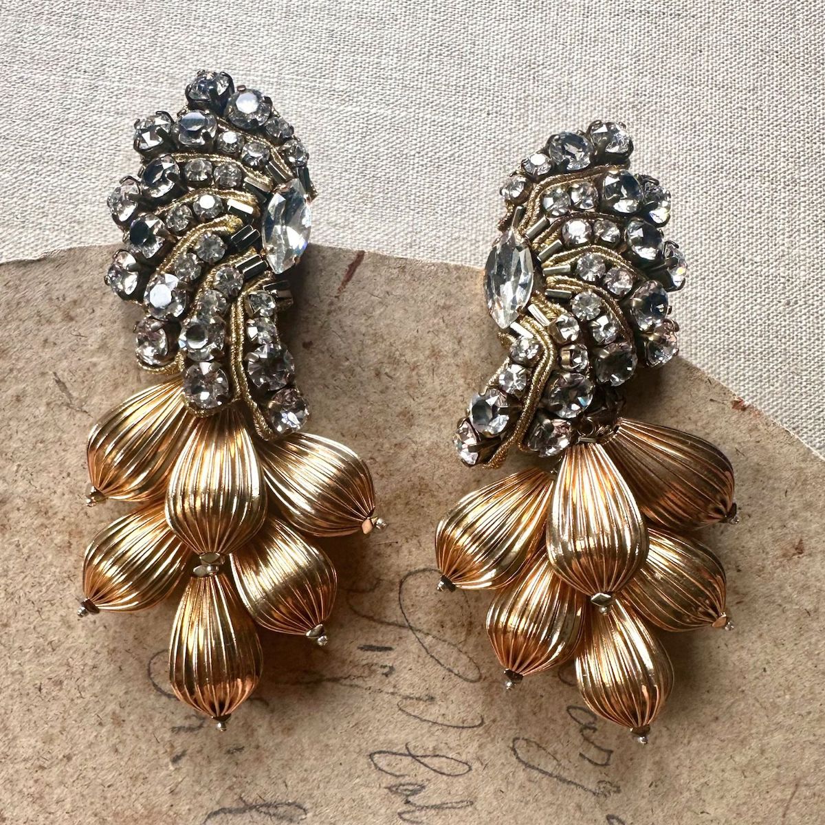 OLIMPIA ruthenium earrings