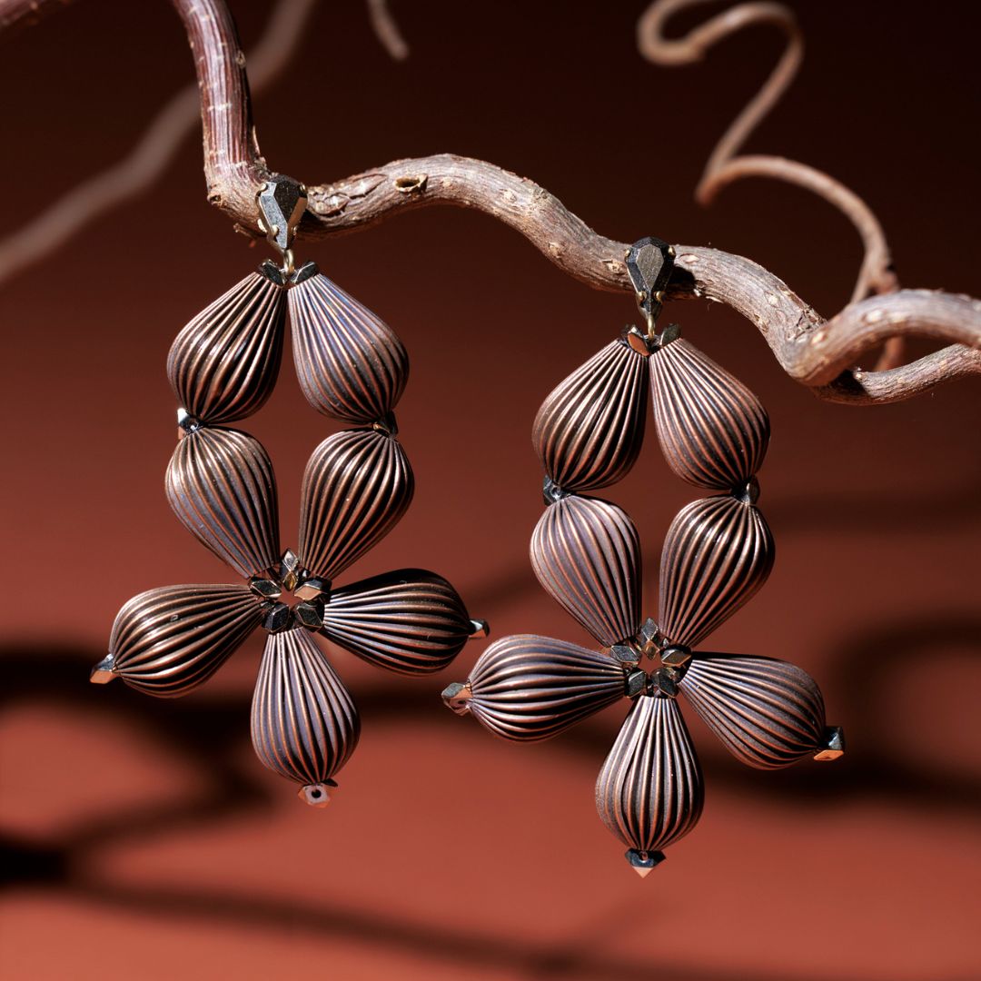 JAIPUR CACAO earrings