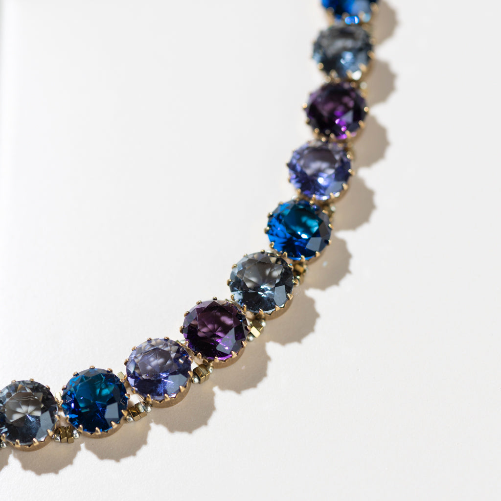 APOLLONIA collana tormaline blu