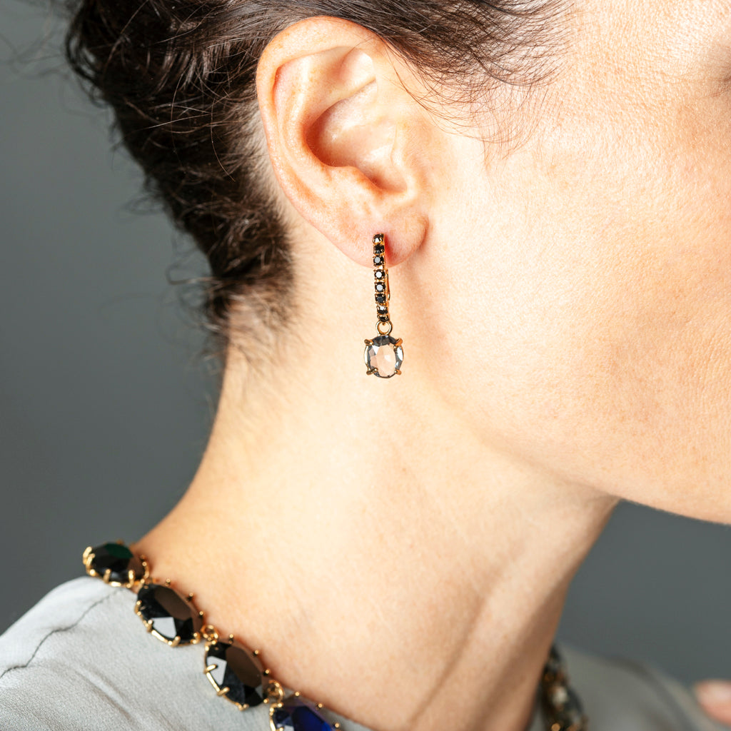 AGAVE gray earrings