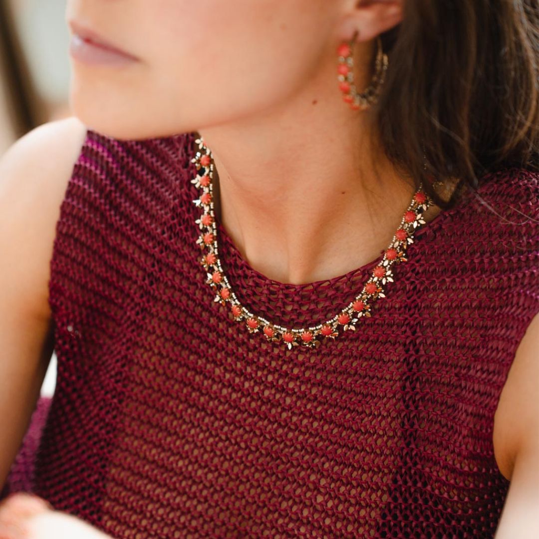 MERLETTO collana corallo