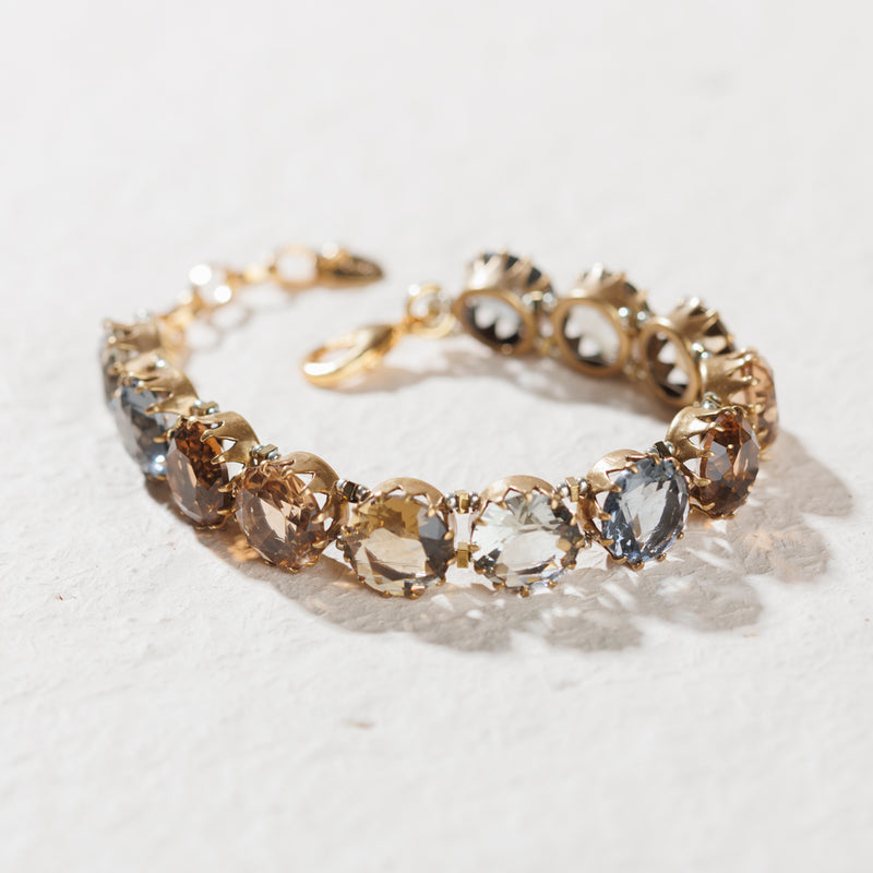 APOLLONIA gray and amber bracelet