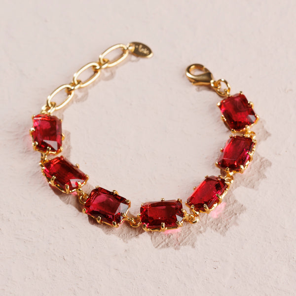 SAVINA raspberry bracelet