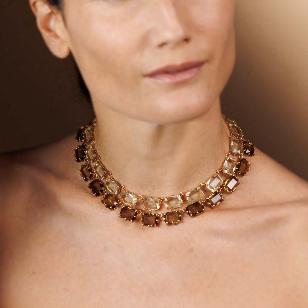 SAVINA collana tortora