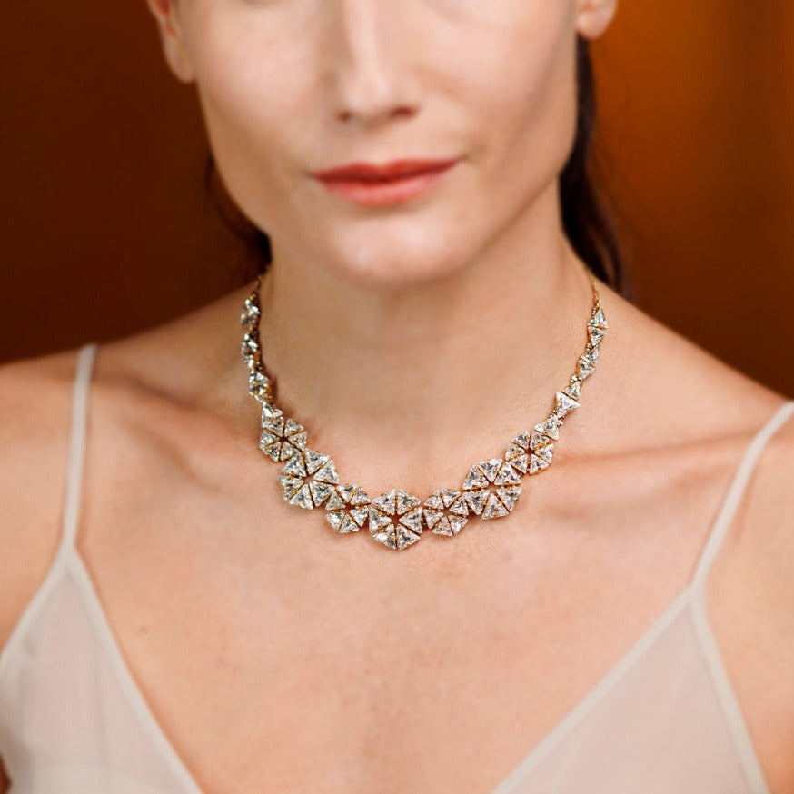 GIUSEPPINA collana cristallo brillante
