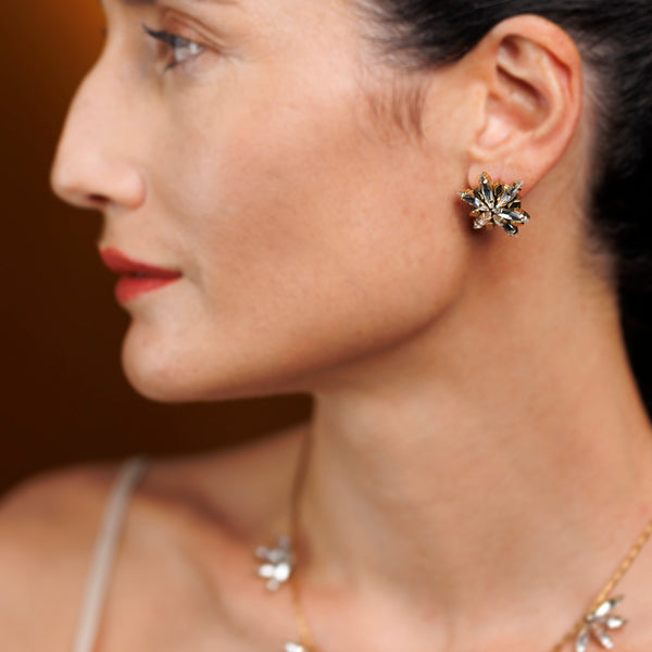 CAIA brilliant crystal earrings NEW!