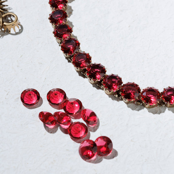 APOLLONIA raspberry necklace NEW!