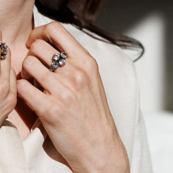 TULLE crystal ring