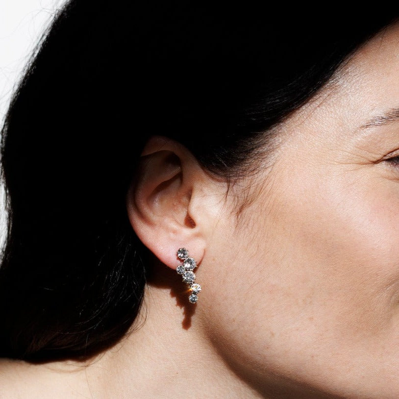 ORGANZA crystal earrings