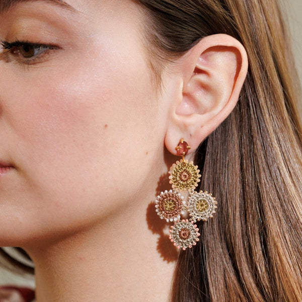 ARMONIA coral earrings