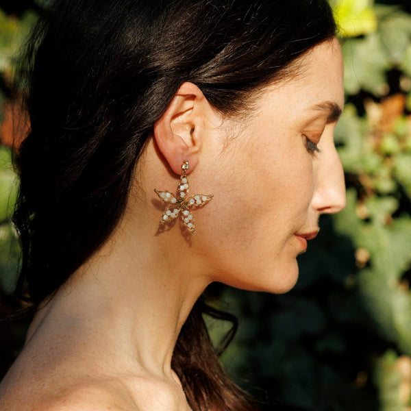 DALIA mother-of-pearl earrings