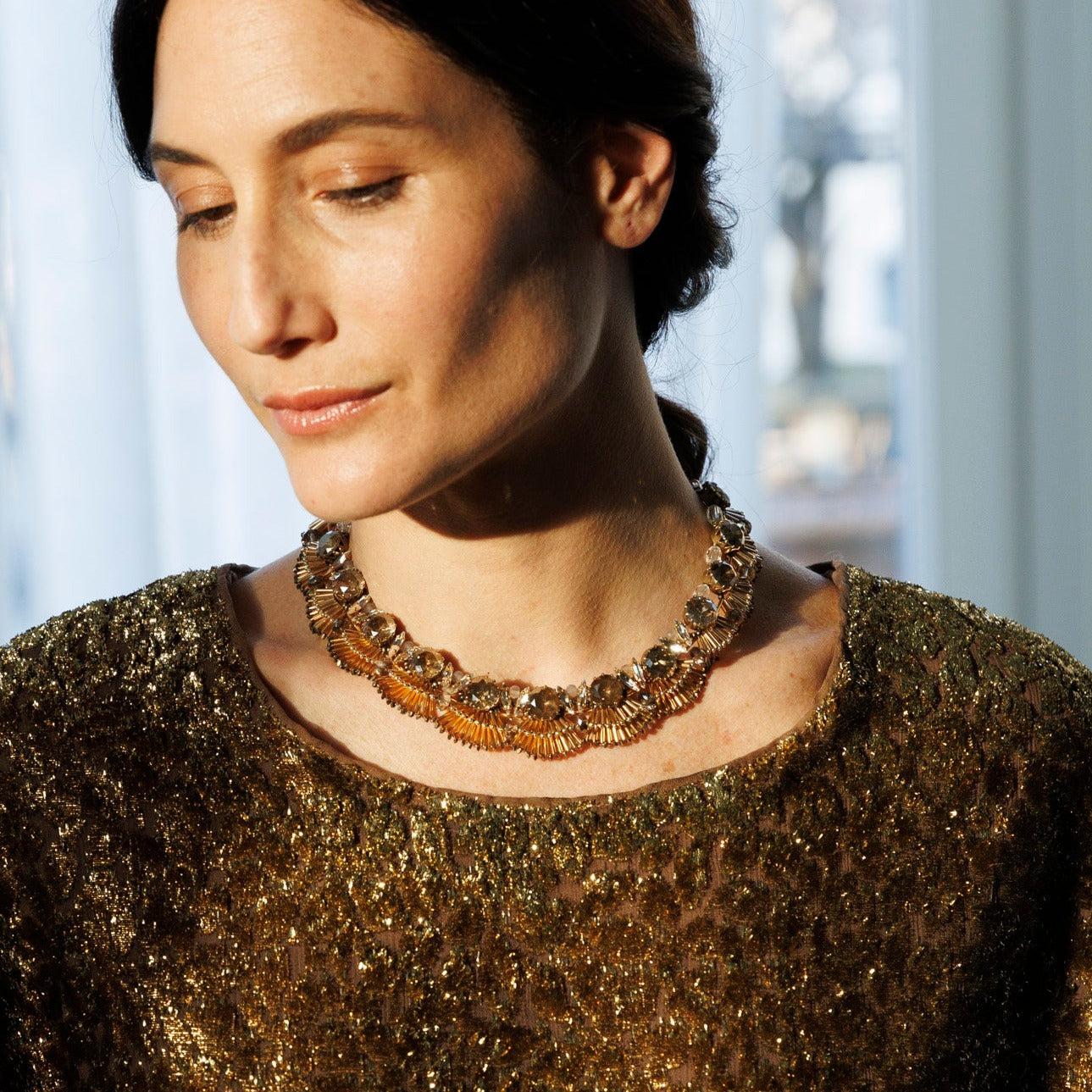 AURORA gold necklace