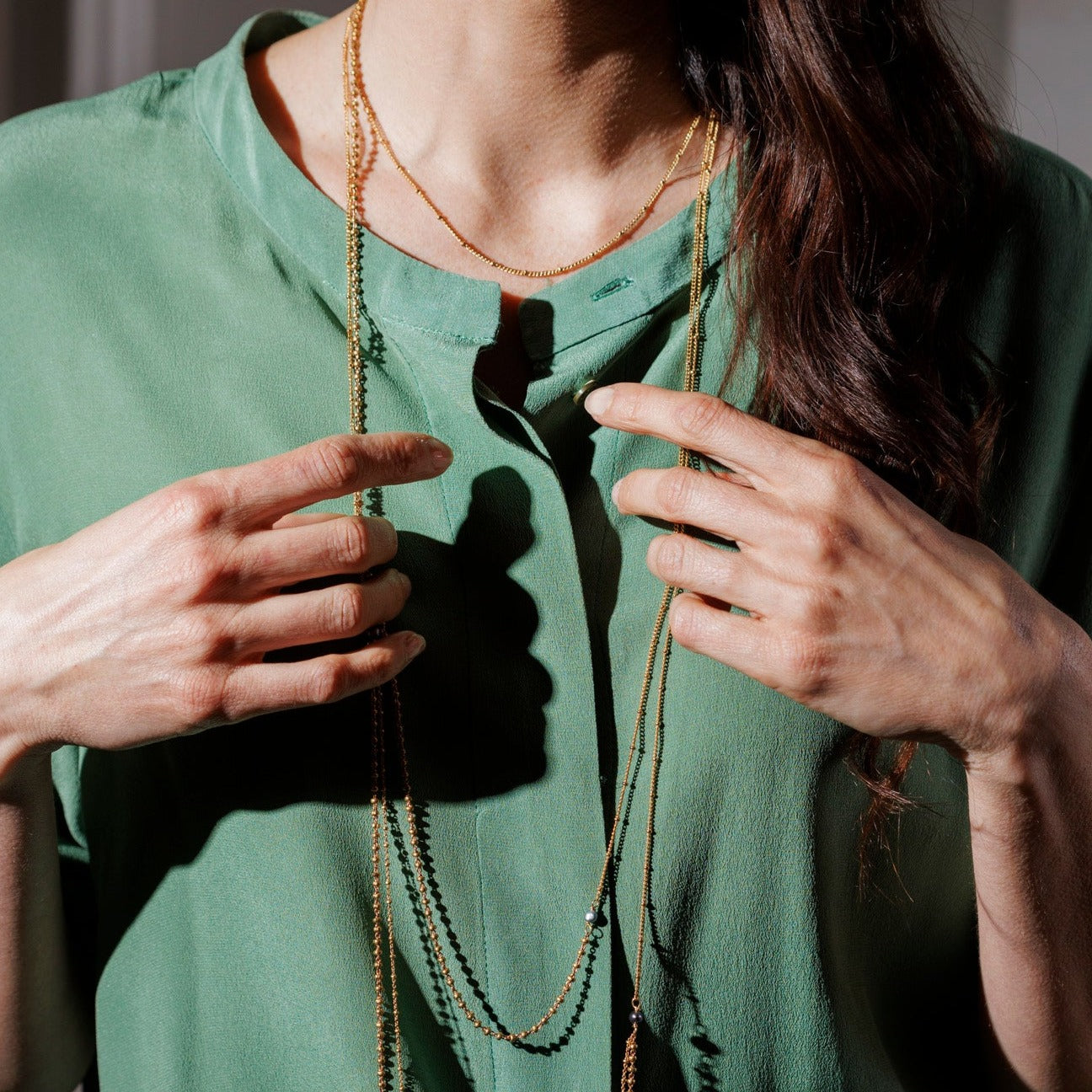 ANNE golden necklace