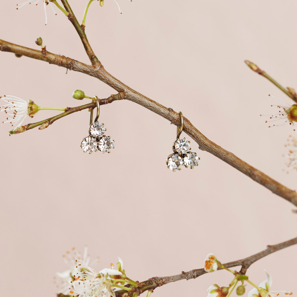 LAME' crystal earrings