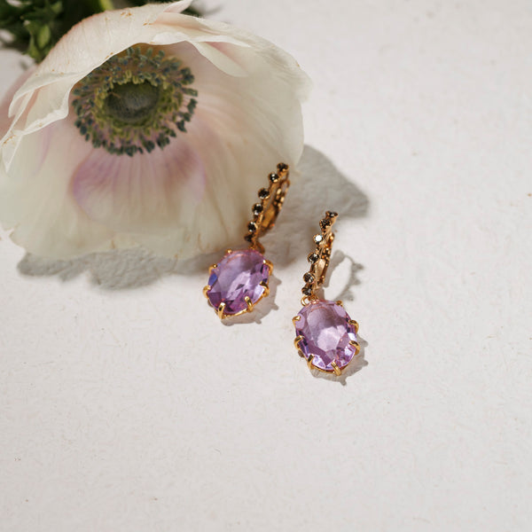 ANITA lilac earrings NEW