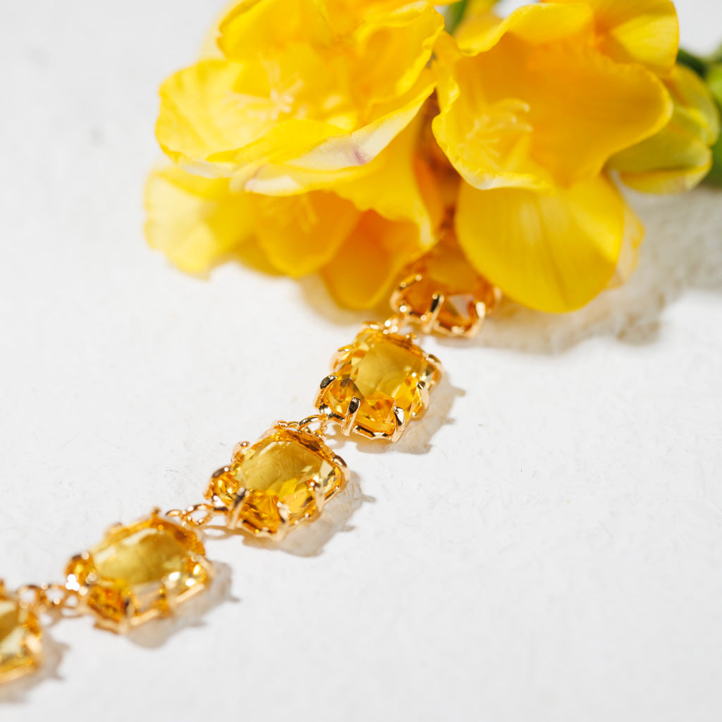 SAVINA lemon necklace