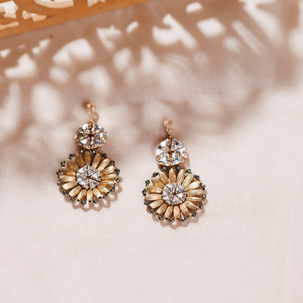 GARDENIA gold earrings