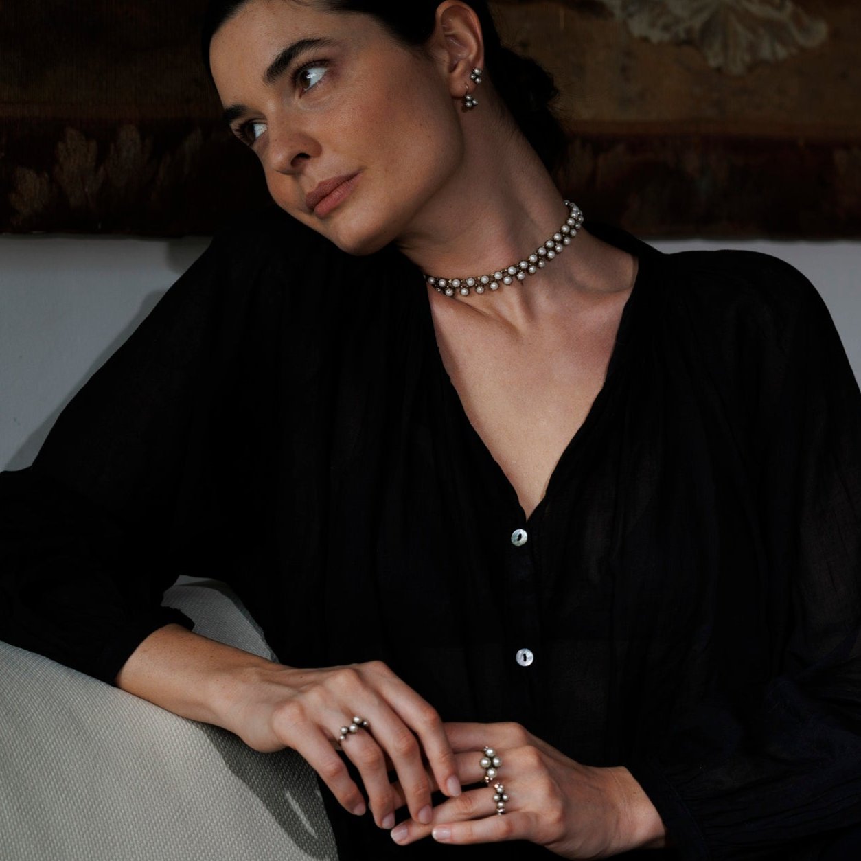 MACRAMÈ collana perle