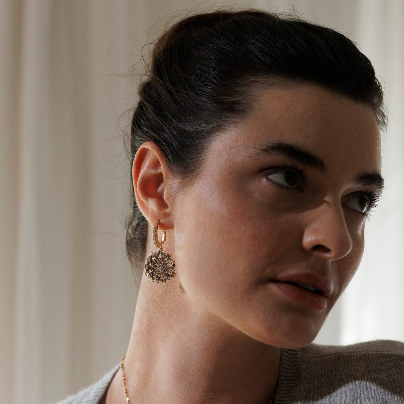 SOGNO white gold earrings