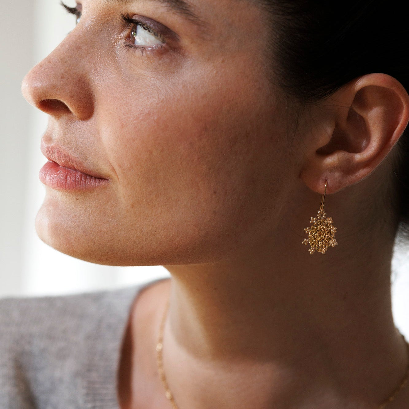 MAGIA yellow gold earrings