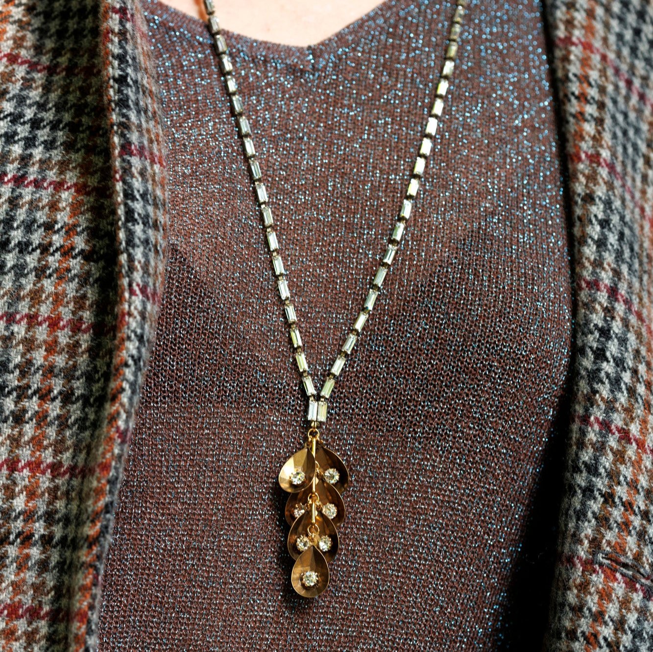 MUSCHIO crystal necklace