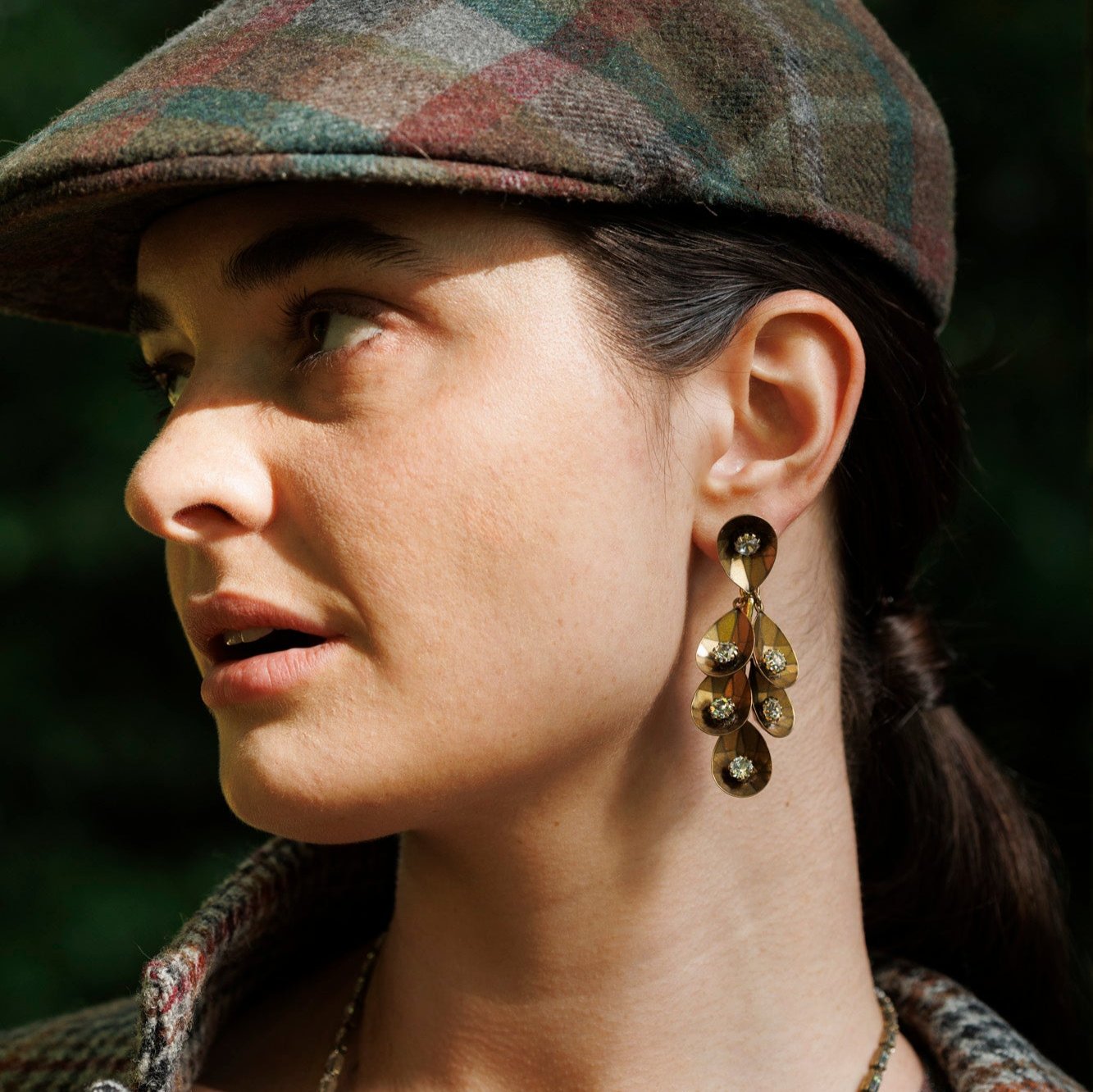 MOSS crystal earrings