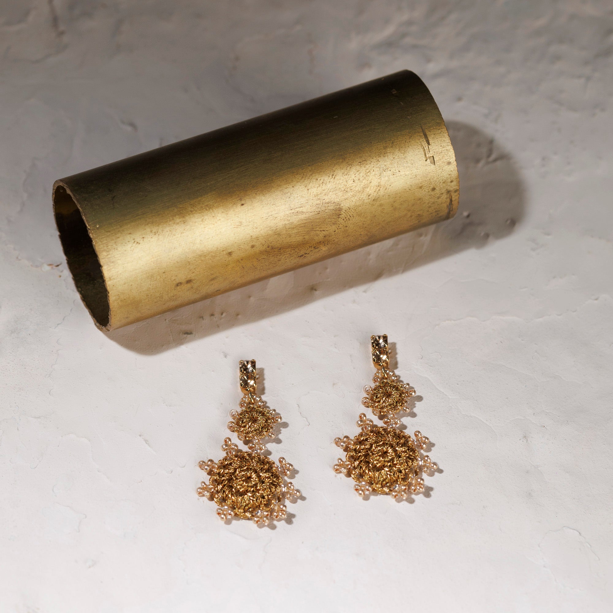 DELIZIA yellow gold earrings