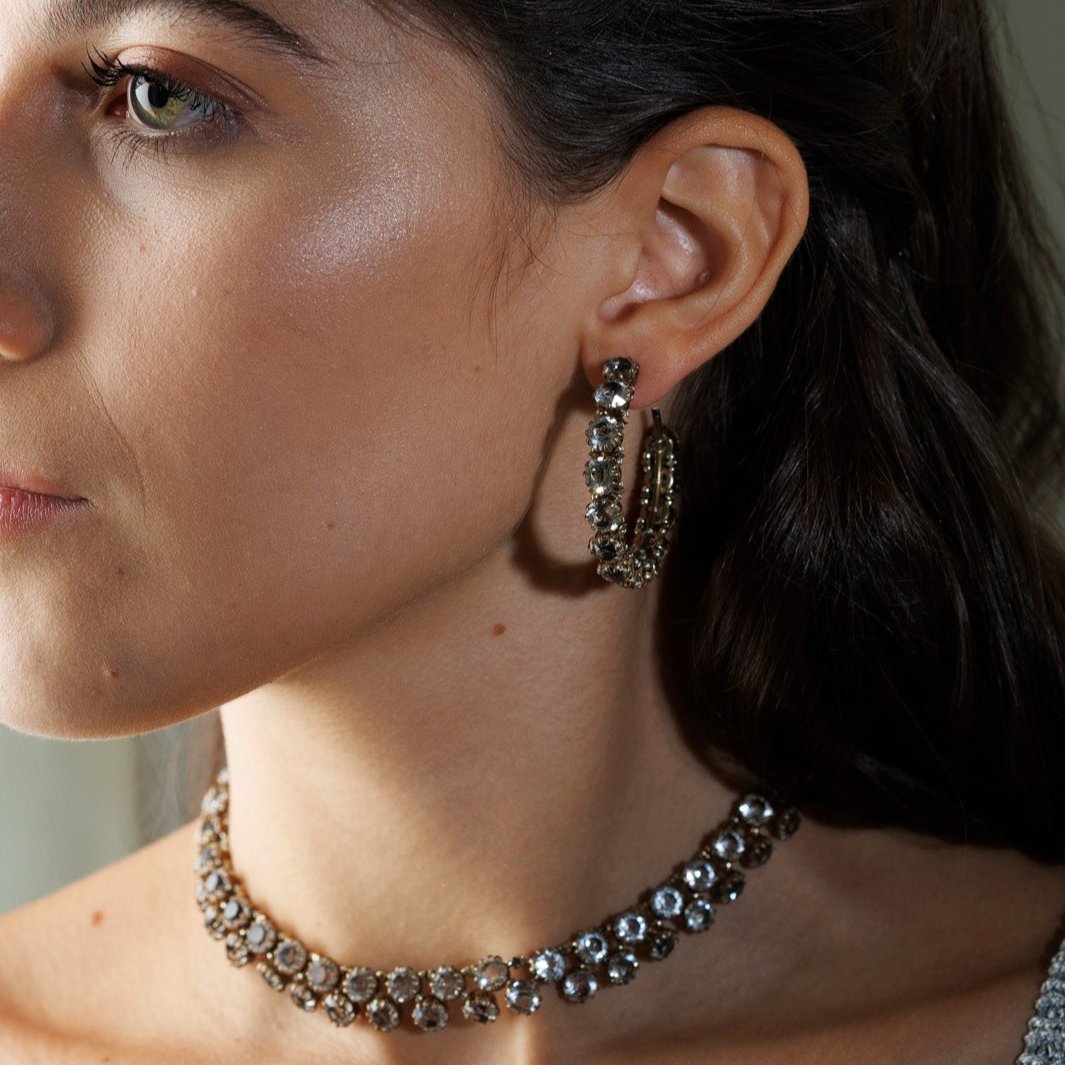 LANA earrings MIX AMBER