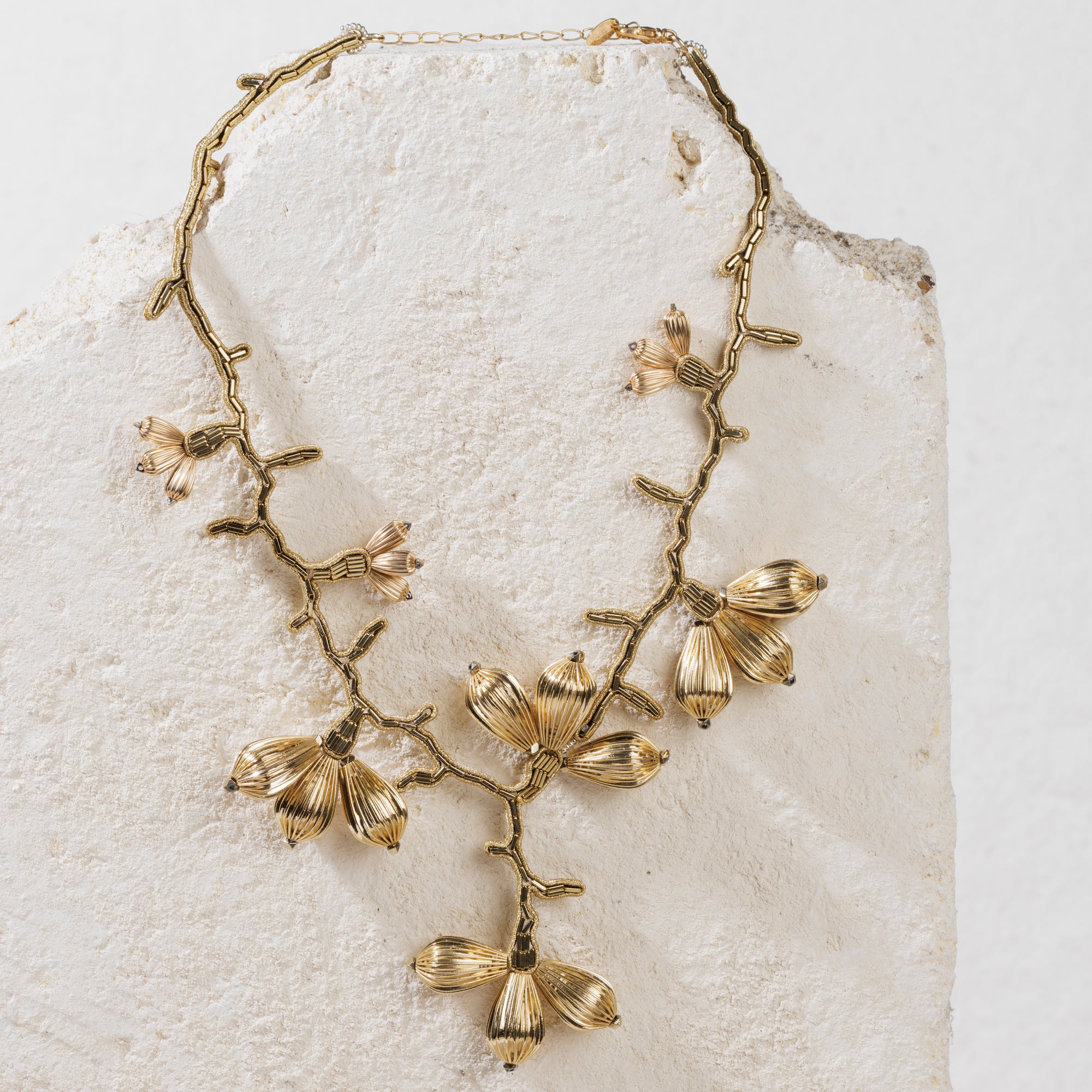 GLYCINE gold necklace