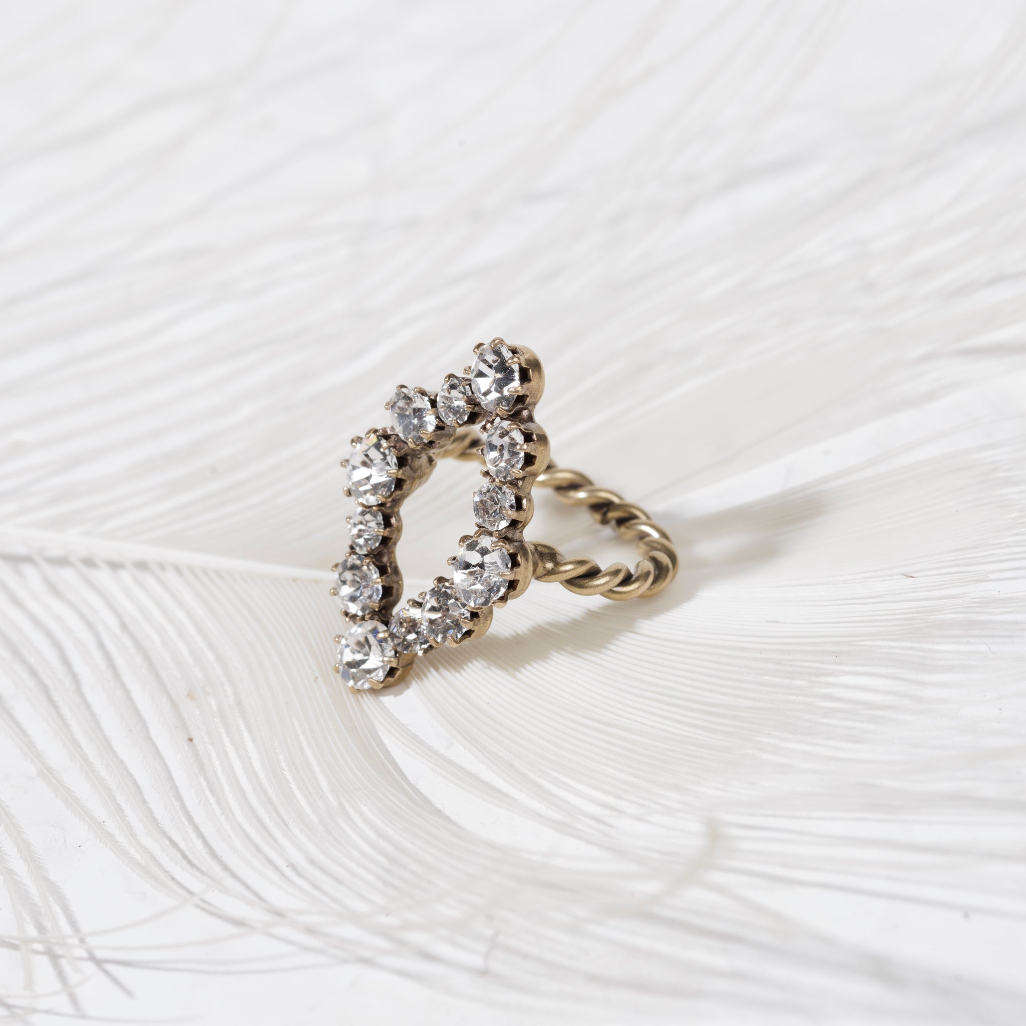 CHINE' anello cristallo