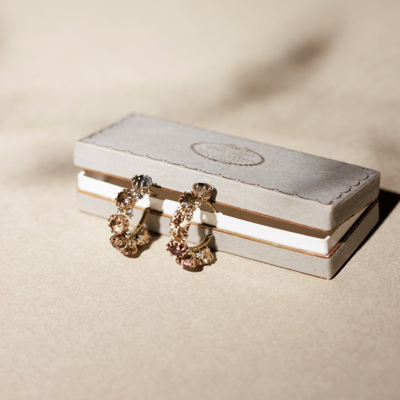 AGO earrings MIX AMBER