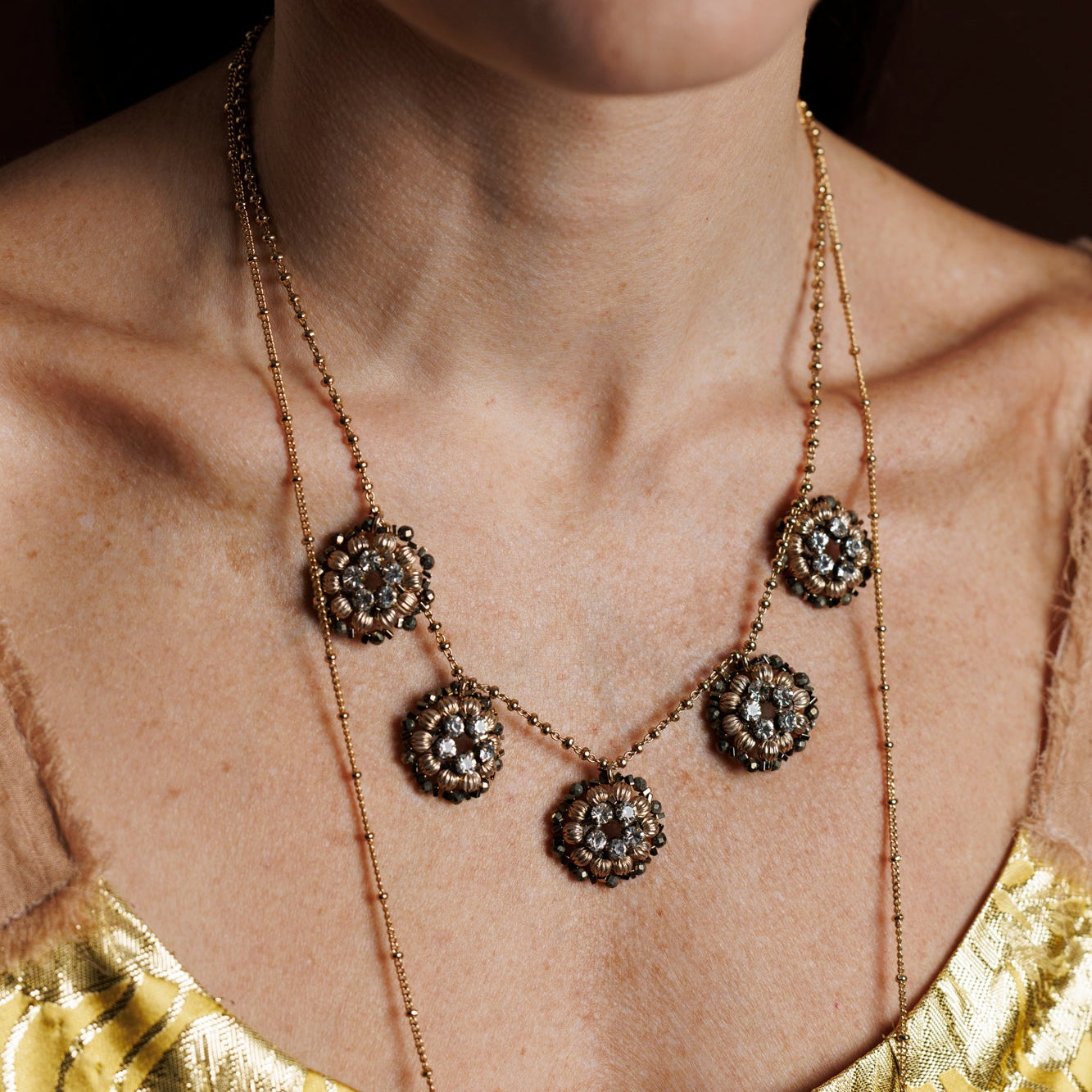 MARION gold necklace