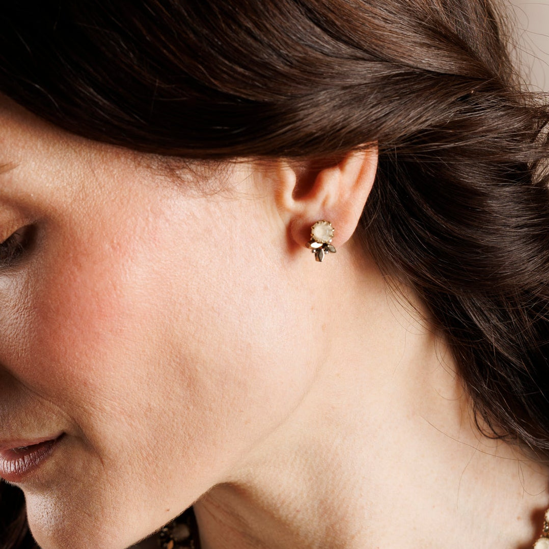 MERLETTO Cream Earrings