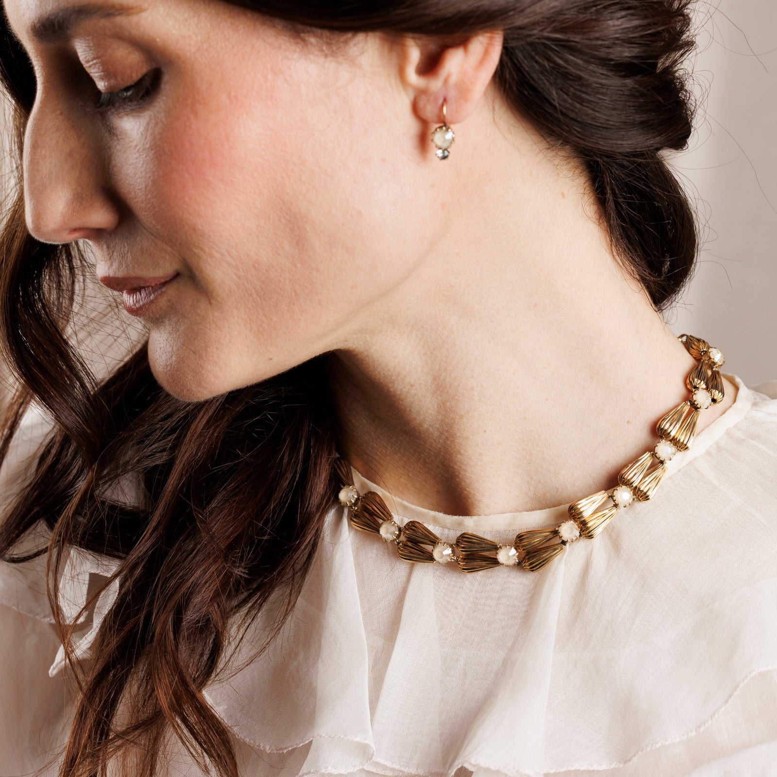 OMBRA Cream Necklace