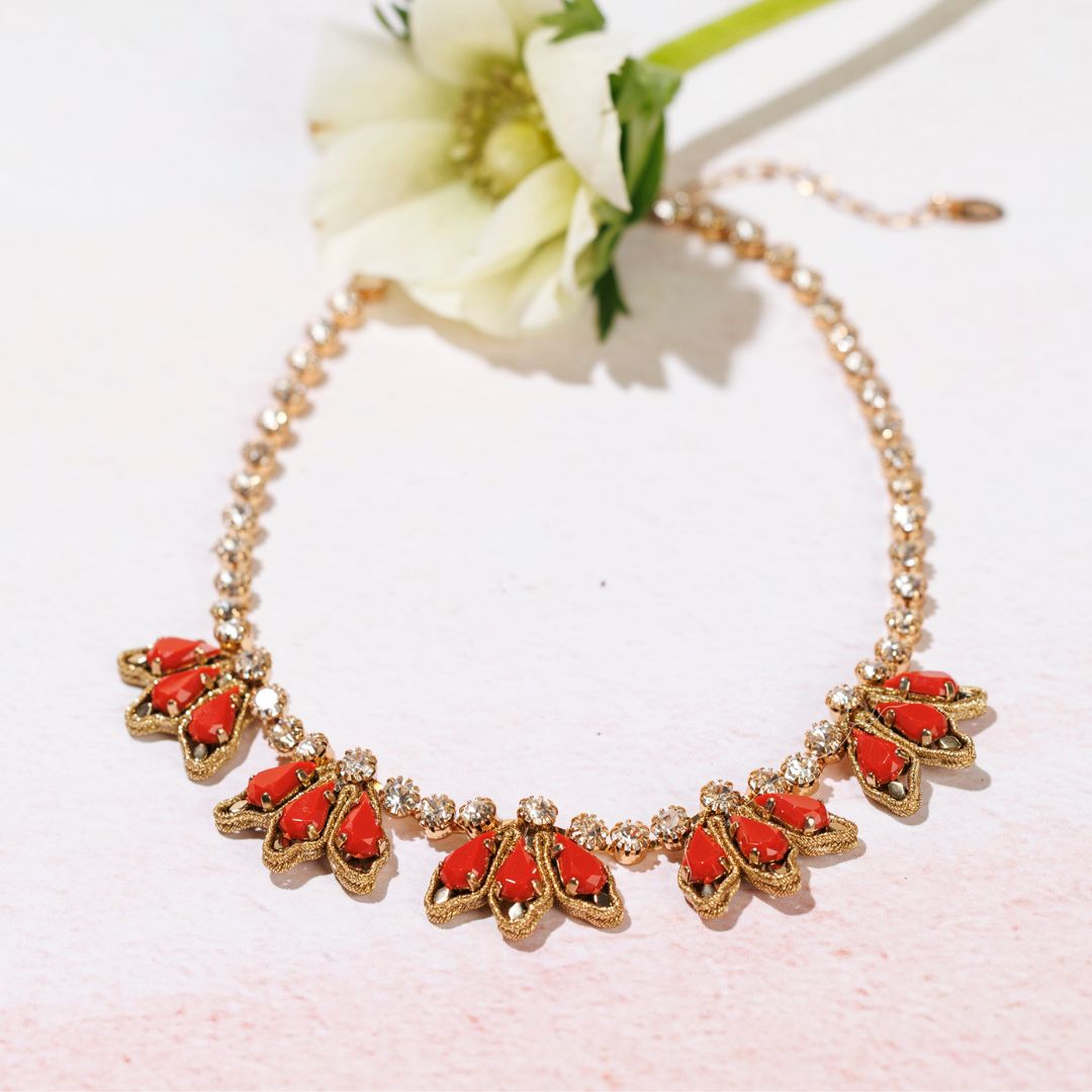 VITTORIA collana CORALLO