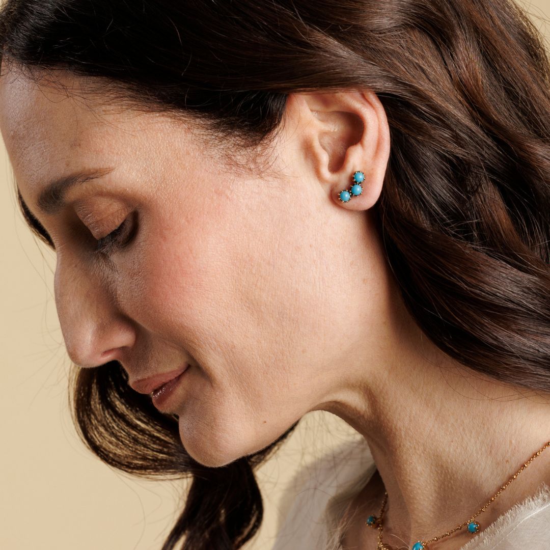 MIKADO orecchini TURCHESE