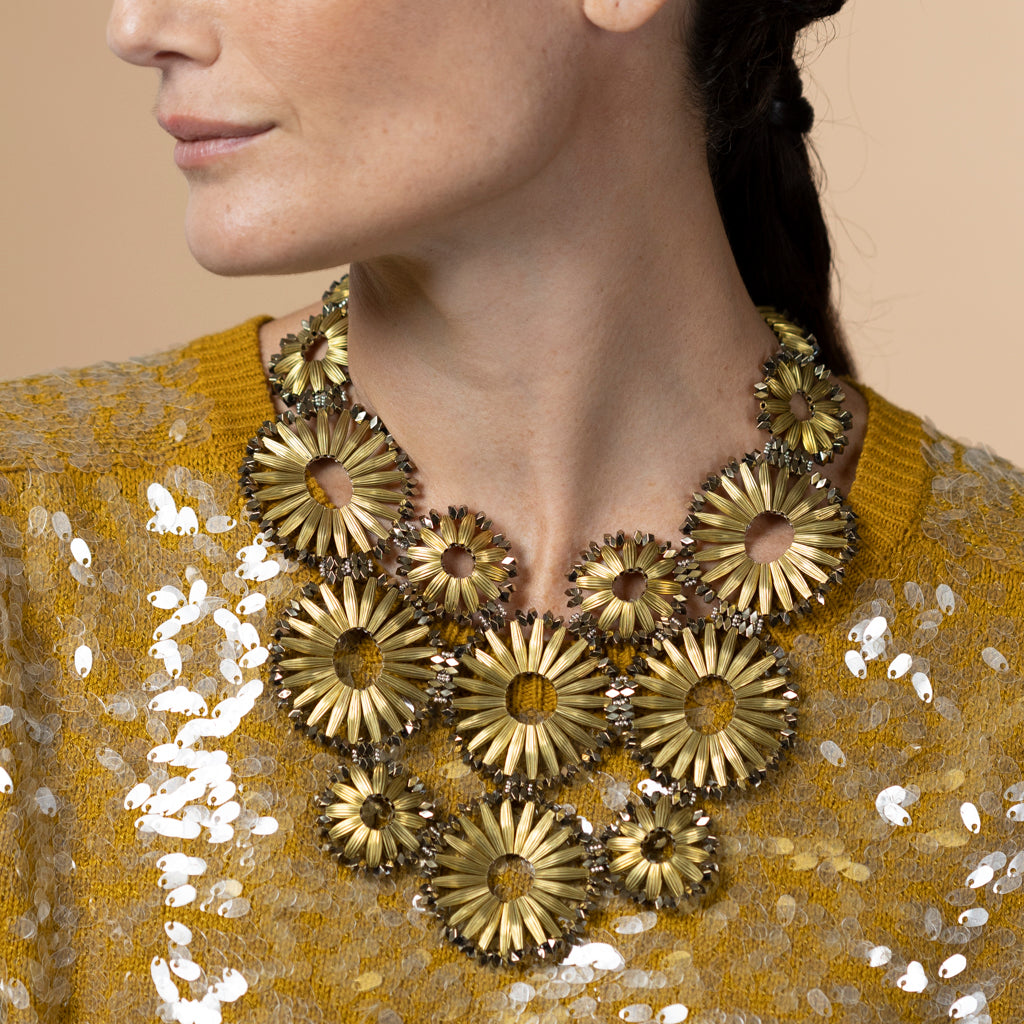 GIRASOLE collana oro