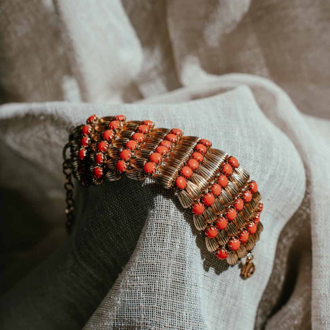 BREZZA bracciale CORALLO