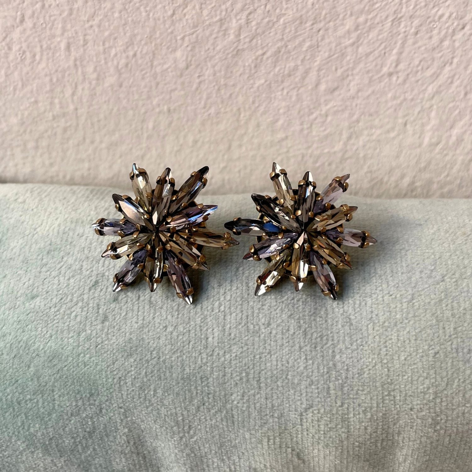 PAVONE earrings SMOKY GRAY