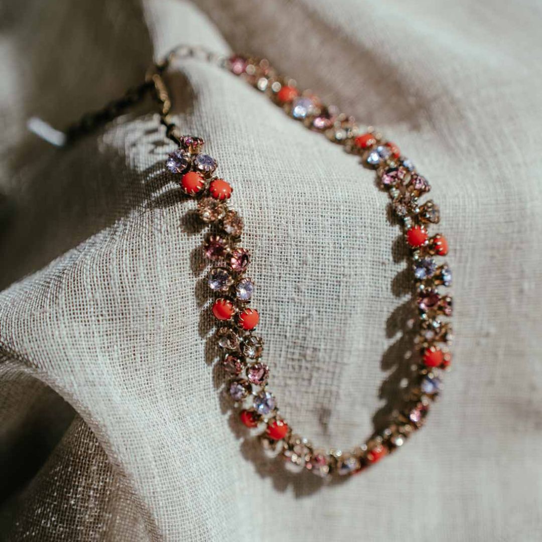 MACRAMÉ collana MIX CORALLO