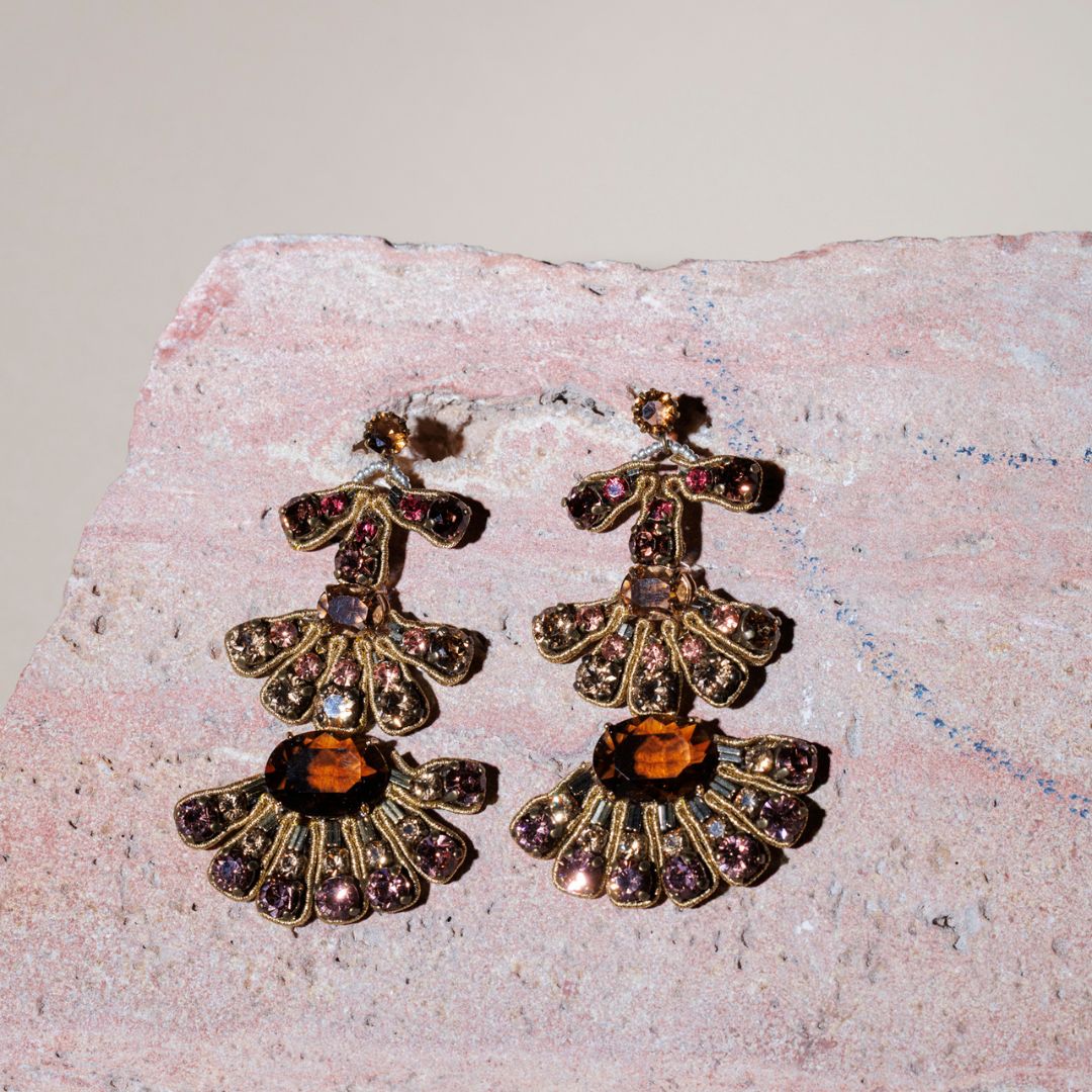 CARMEN Amber Earrings