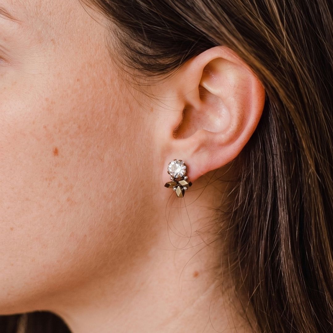 MERLETTO pendientes de cristal