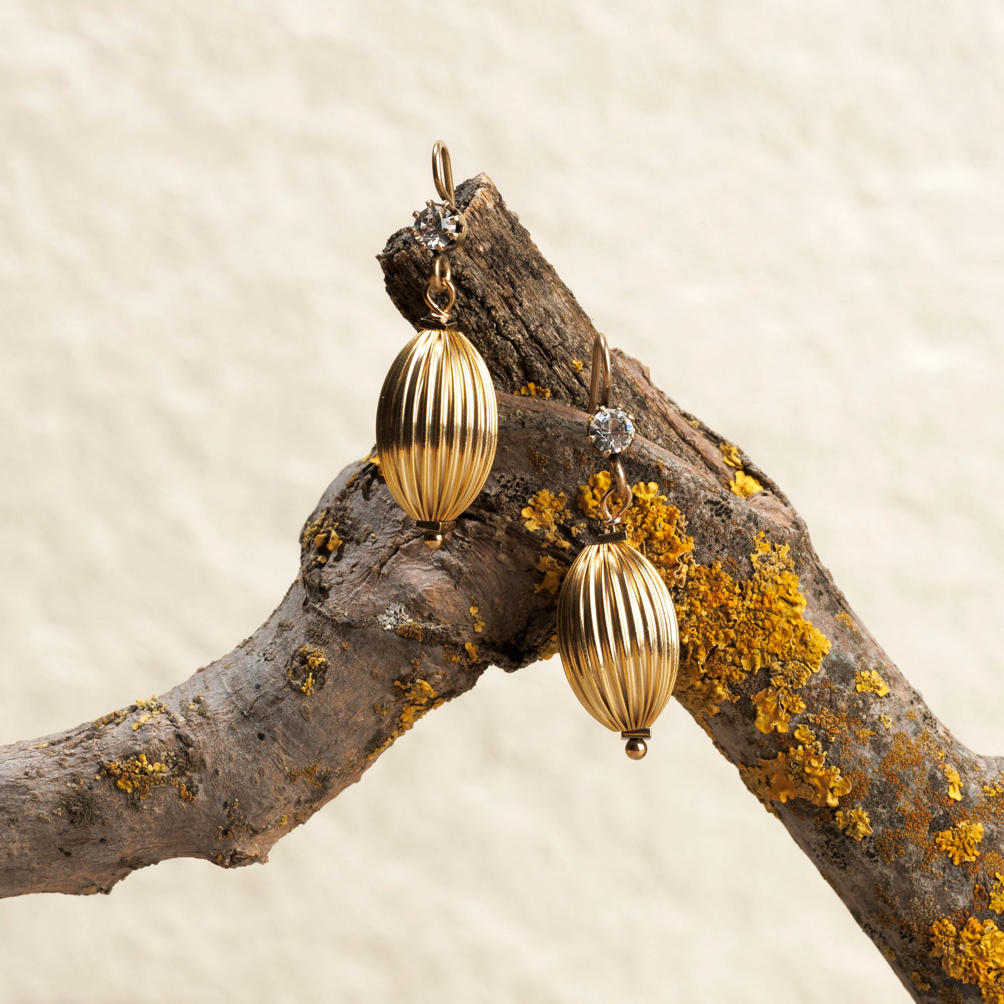 DAMASCO gold earrings
