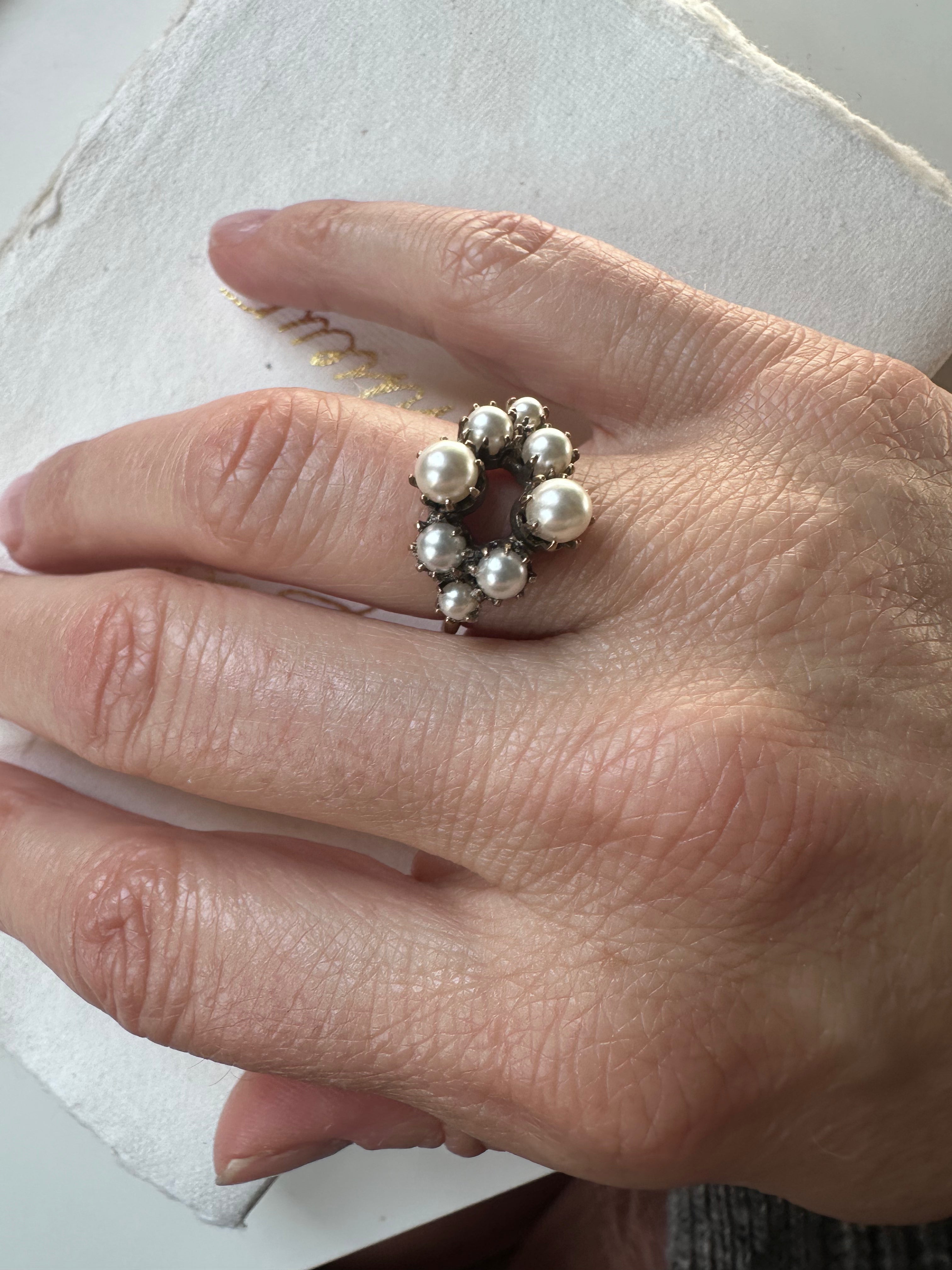 TAFFETA' pearl ring