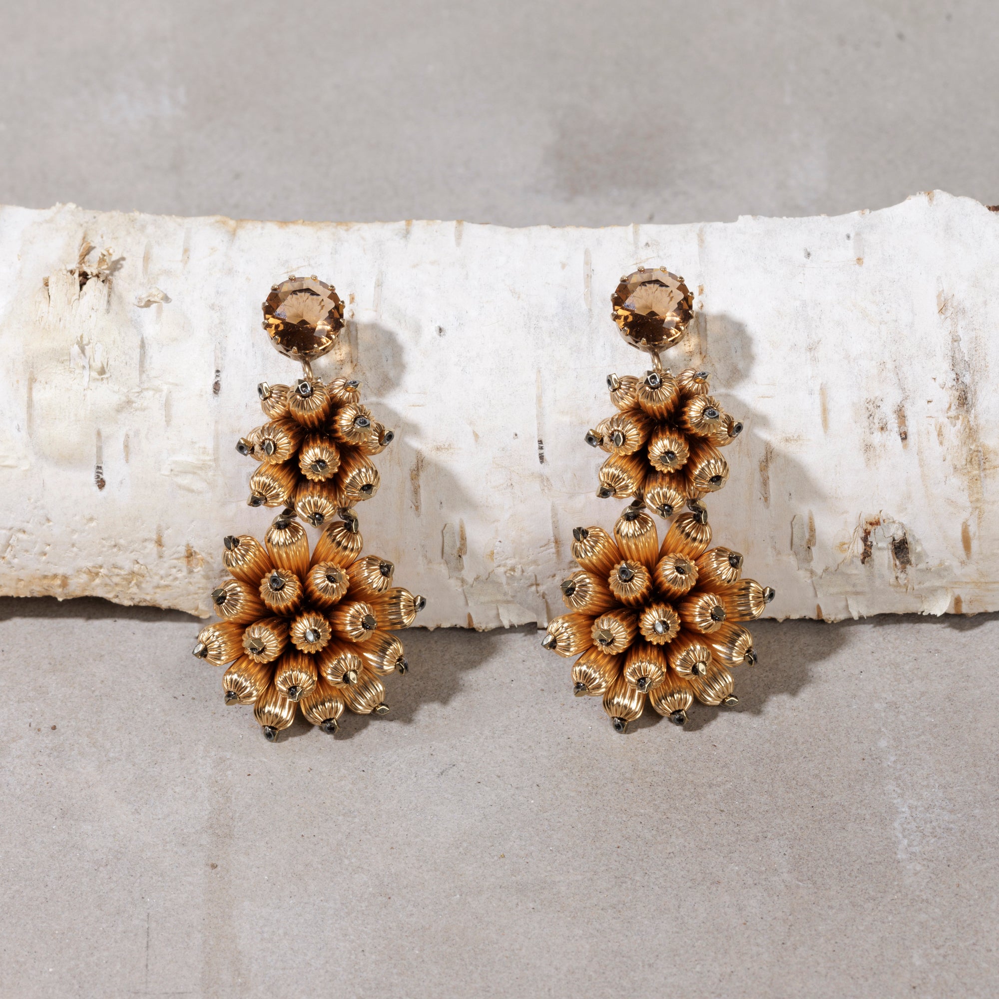 MALAWI gold earrings