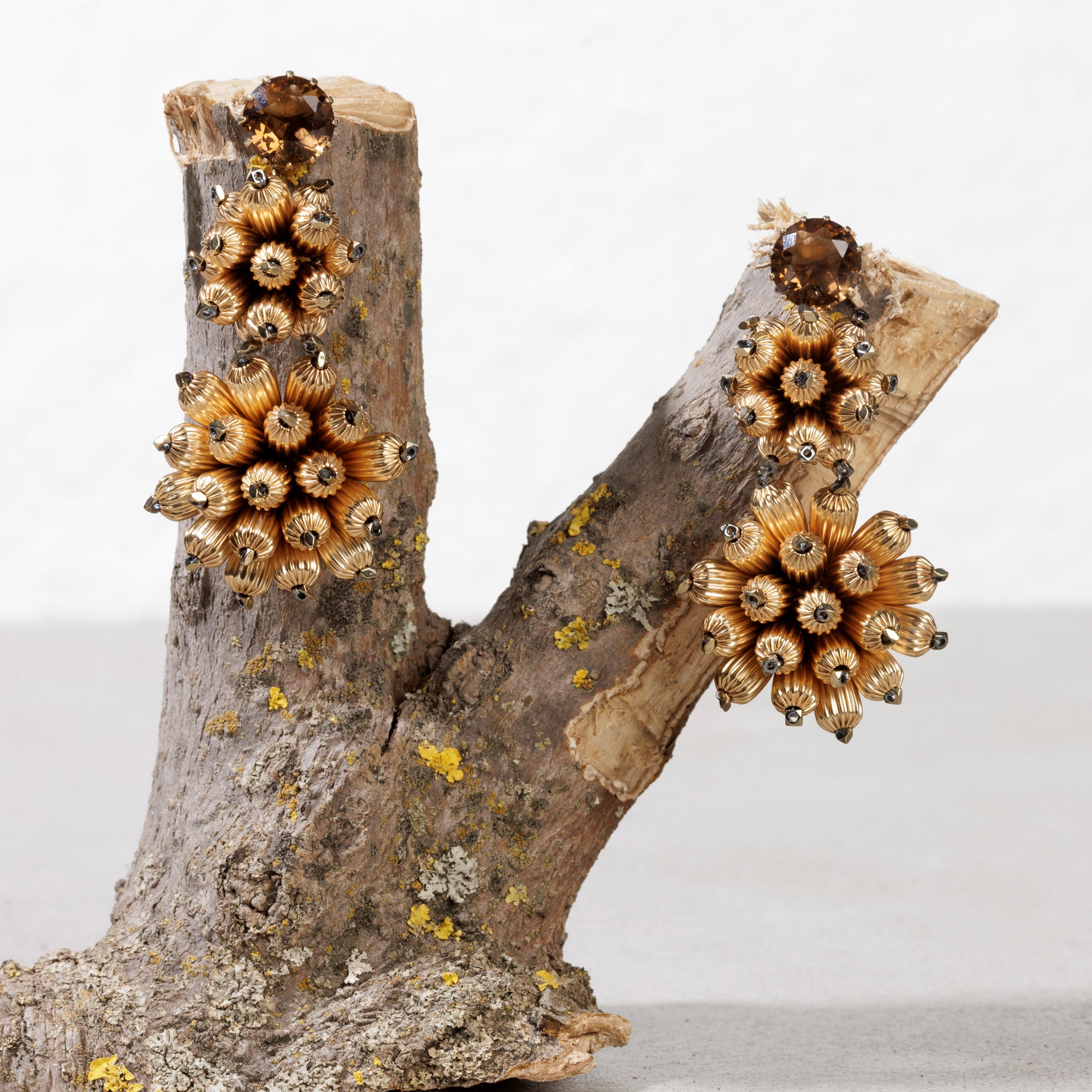 MALAWI gold earrings